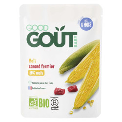Good Goût Maïs canard fermier dès 6 mois bio 190gr
