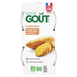 Good Goût La patate douce dès 4 mois bio 2 x 120gr