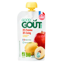 Good Goût Pomme Coing dès 4 mois bio 120gr
