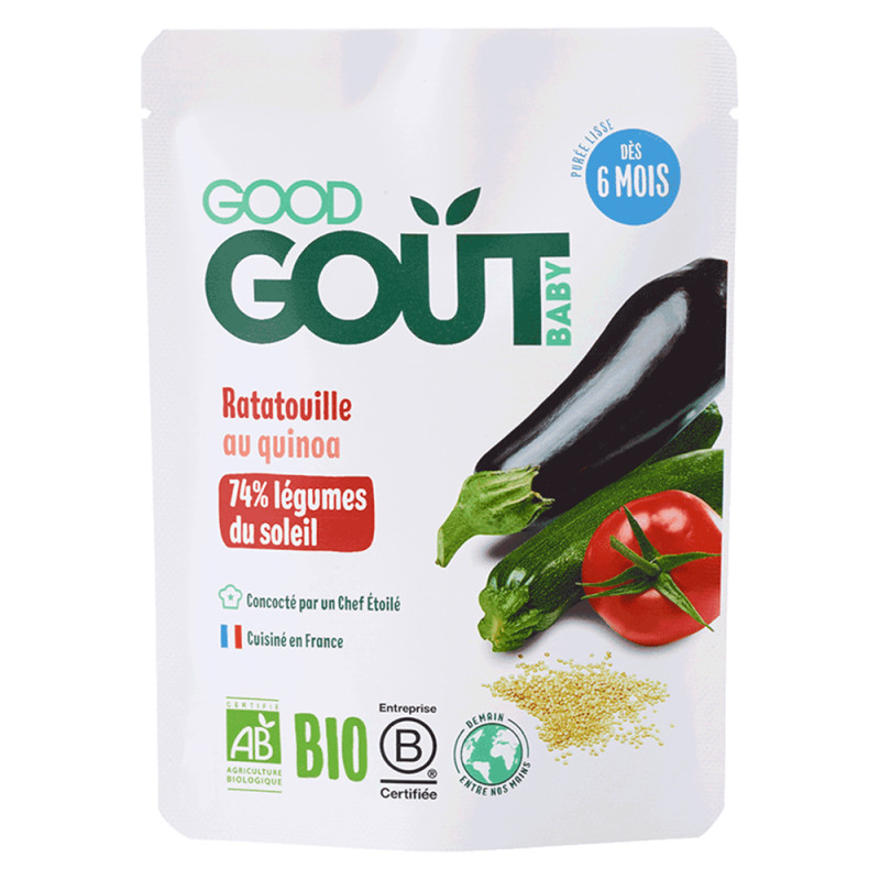 Good Goût Ratatouille au quinoa dès 6 mois bio 190gr