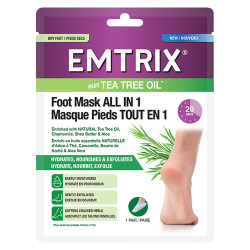 Emtrix Masque Pieds tout en 1