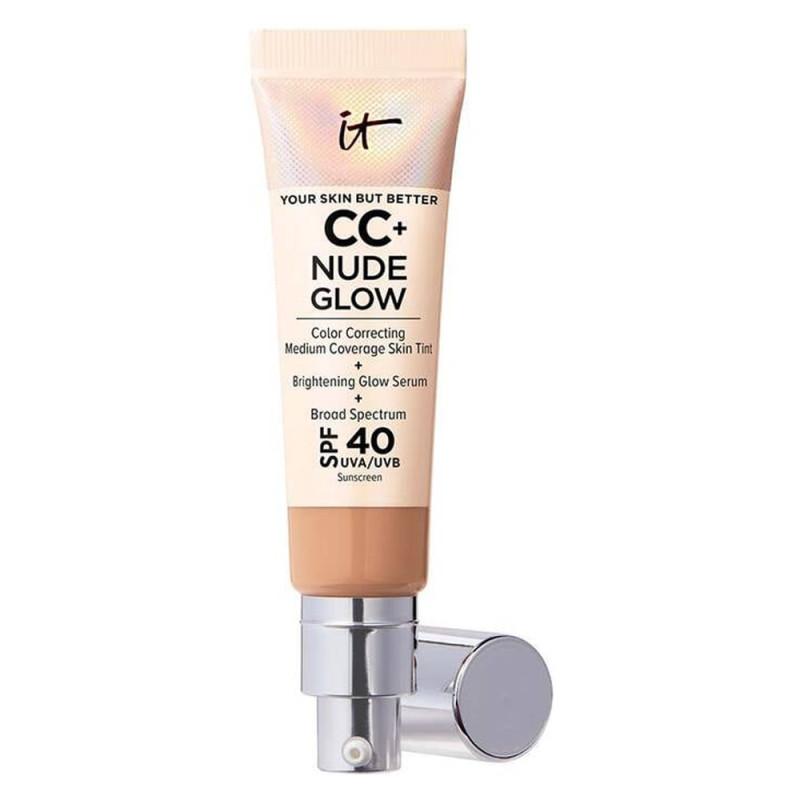 It Cosmetics CC+ Nude Glow Fond de teint + Sérum SPF40 medium tan 32ml