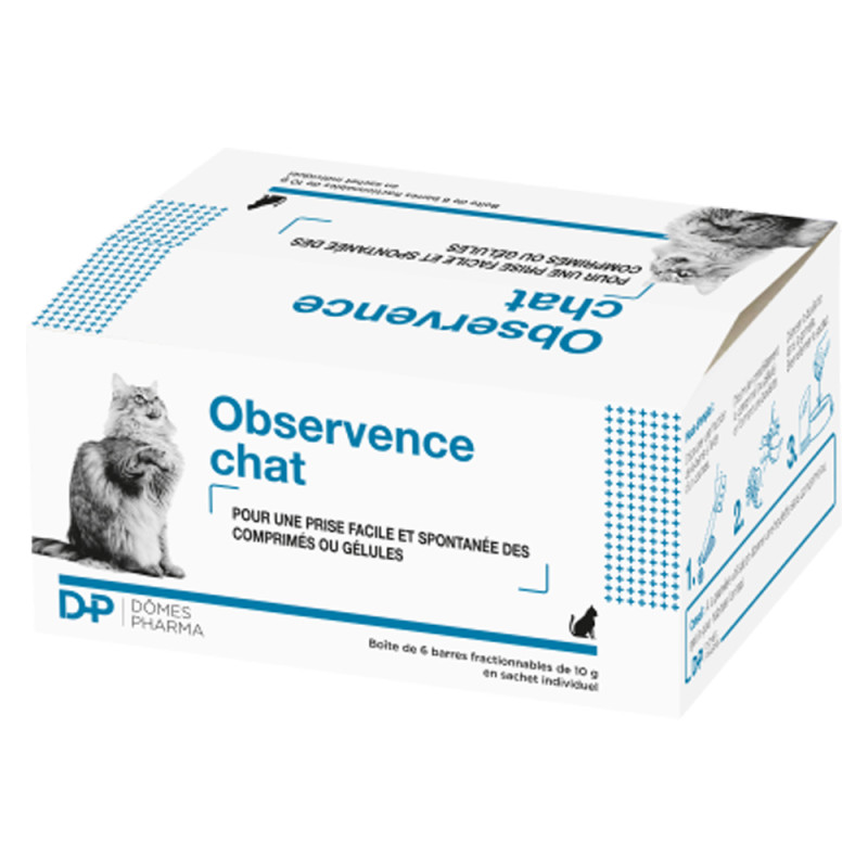 Dômes Pharma Observence Chat 6 barres de 10gr