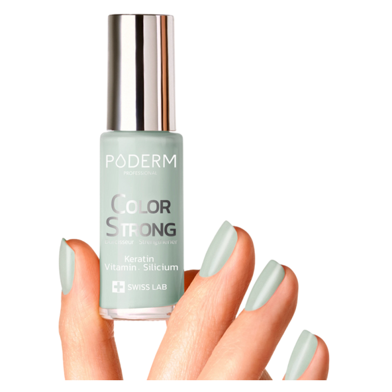 Poderm Vernis Color Strong Durcisseur Soft sage 8ml