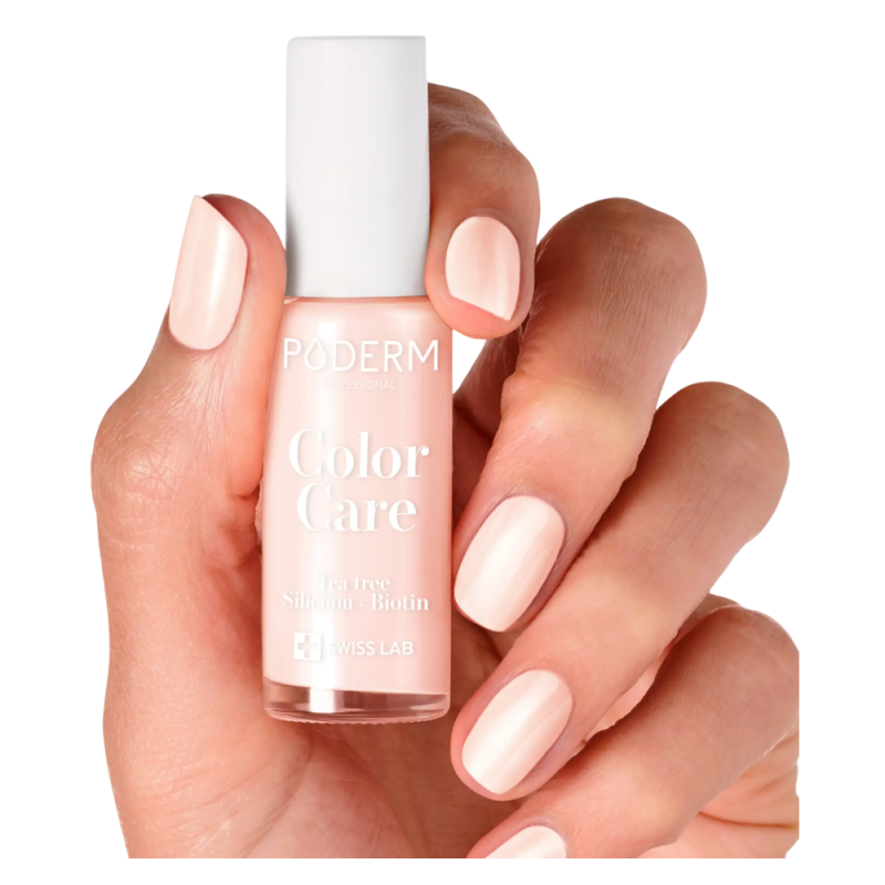 Poderm Vernis Color Care Tea tree 123 Nude blush 8ml