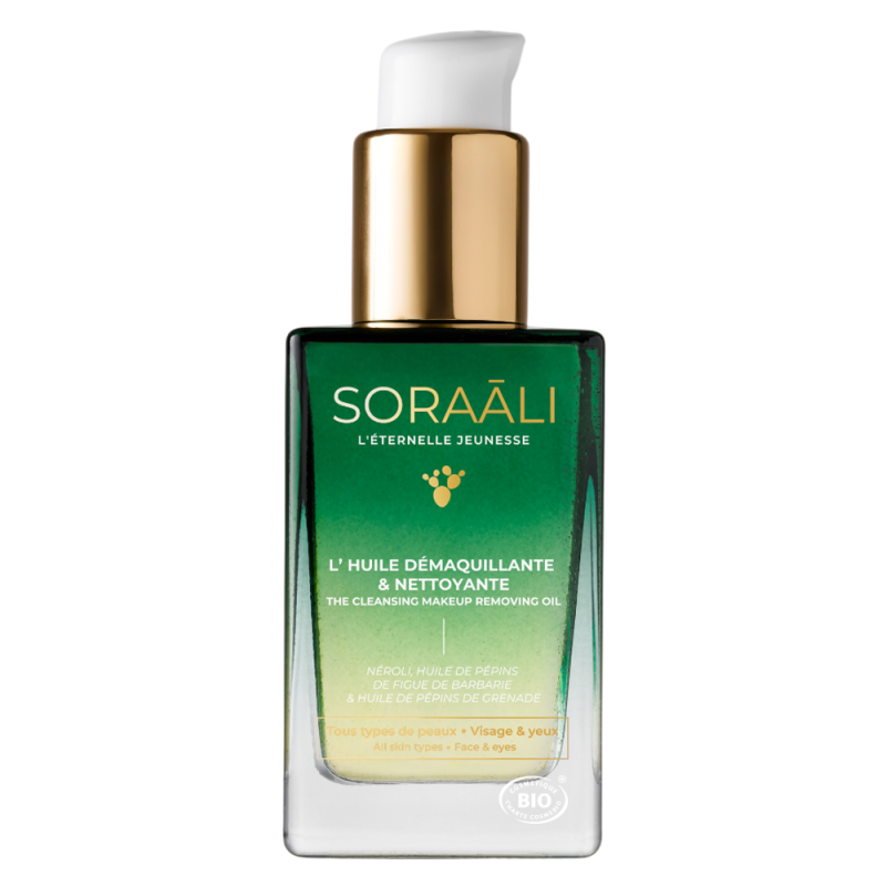 Soraali L'huile démaquillante & nettoyante bio 120ml