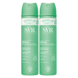 SVR Spirial Spray Végétal déodorant anti-humidité 48H lot de 2x75ml