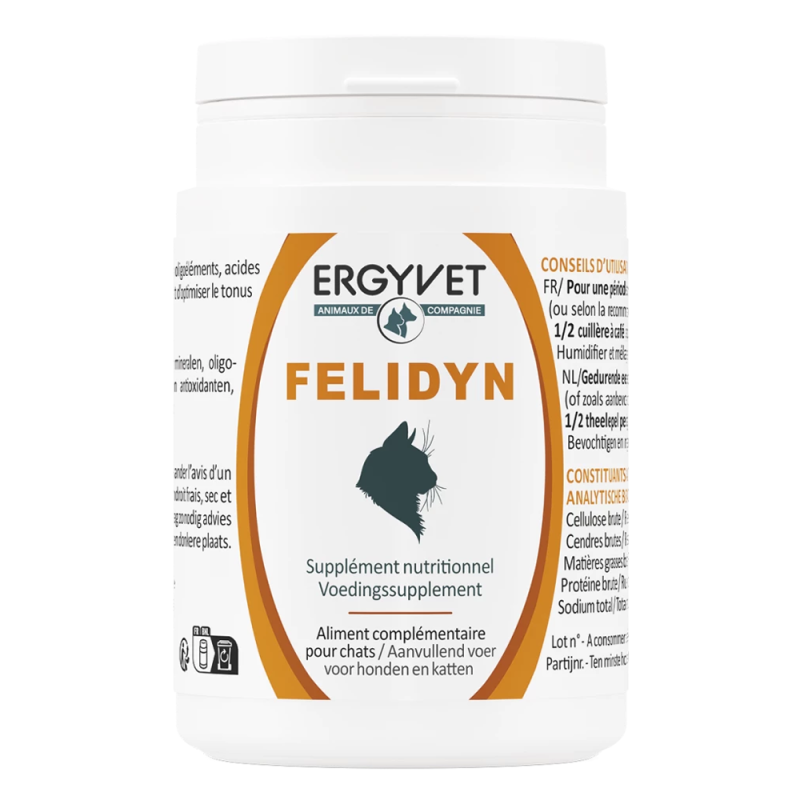 Ergyvet Felidyn Supplément nutritionnel chats 55gr