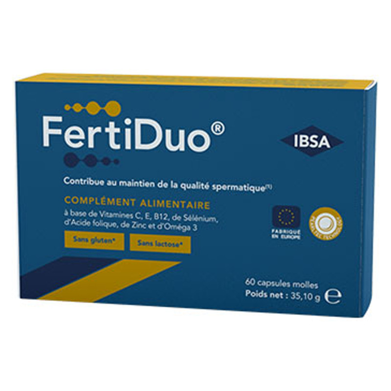 Ibsa FertiDuo 60 capsules molles