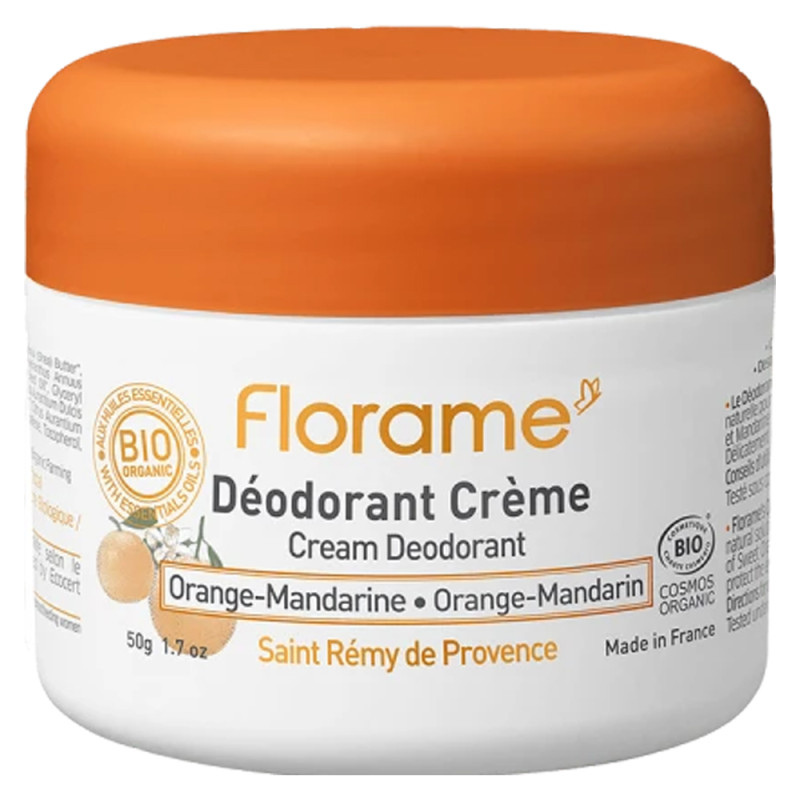 Florame Déodorant crème orange mandarine 50gr
