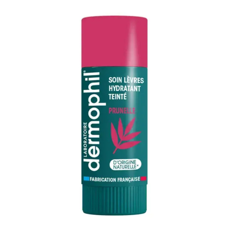 Dermophil Stick lèvres hydratant teinté prunelle 4gr