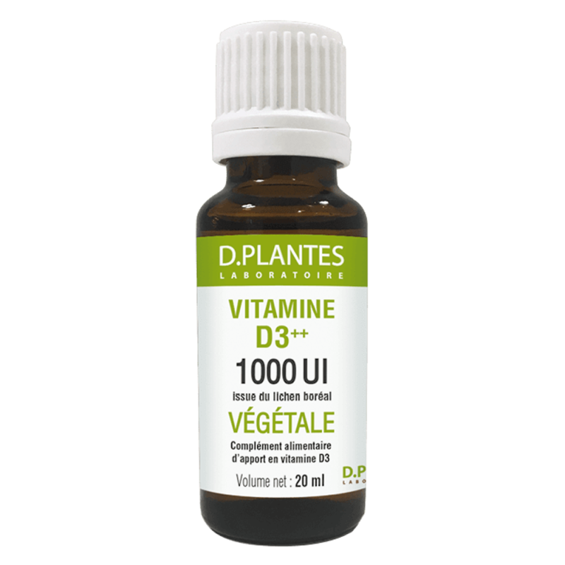 D.Plantes Vitamine D3++ végétale 1000UI 20ml
