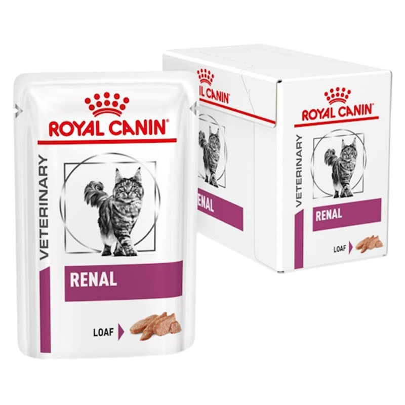 Royal Canin Rénal Chat adulte mousses poulet 12x85gr