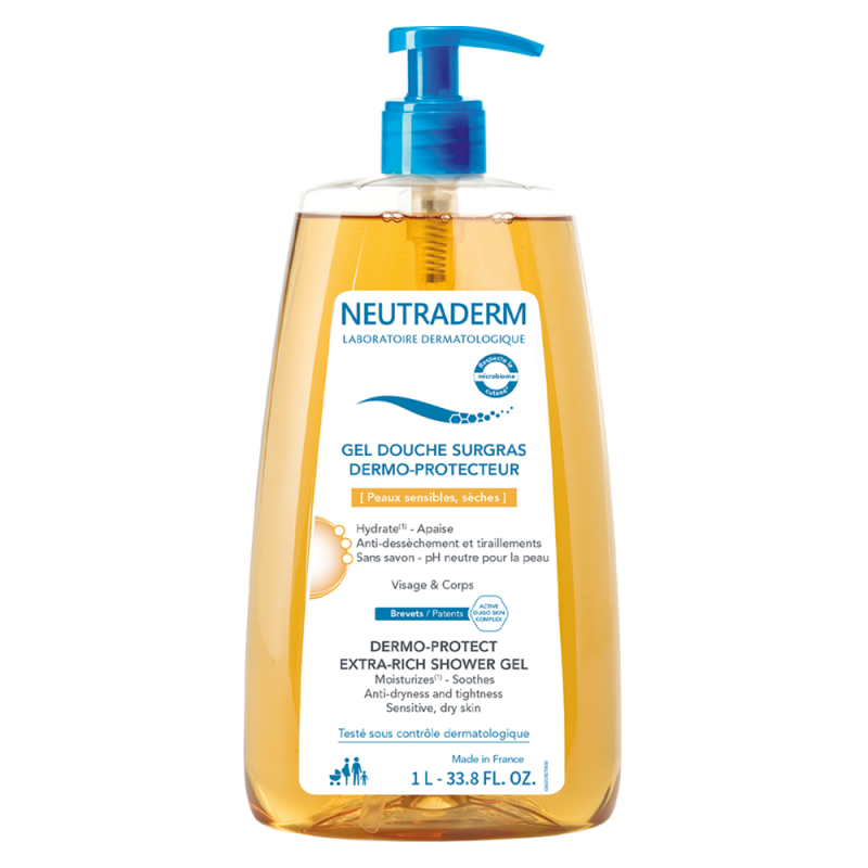 Neutraderm Gel douche surgras dermo-protecteur 1L
