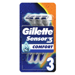 Gillette Sensor 3 Comfort 3 rasoirs jetables