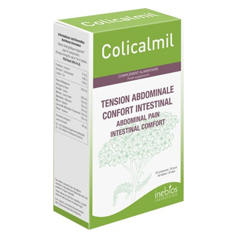 Inebios Colicalmil Confort intestinal 60 comprimés
