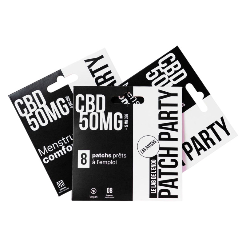Le Lab de L'endo Patchs Party CBD 55mg