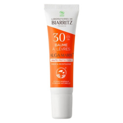 Laboratoires de Biarritz Alga Maris Baume à lèvres mer et montagne bio SPF30 - 15ml