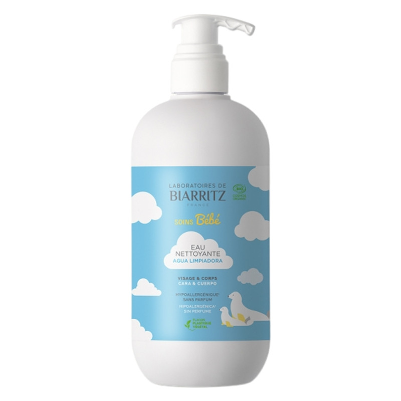 Laboratoires de Biarritz Eau nettoyante bébé bio 500ml