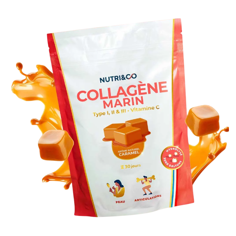 Nutri&Co Collagène Marin arôme naturel caramel 180gr