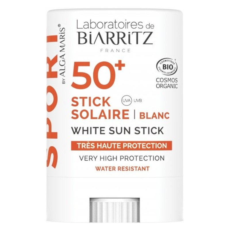 Laboratoires de Biarritz Sport Stick solaire blanc SPF50+ 12gr