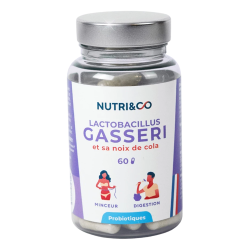 Nutri&Co Lactobacillus Gasseri et sa noix de Cola 60 gélules