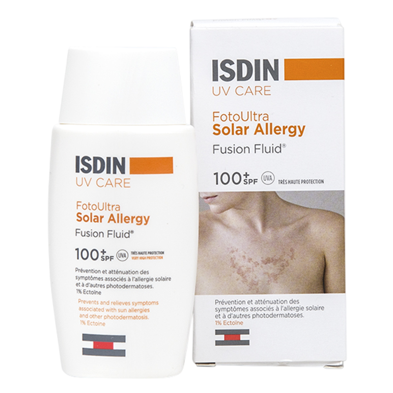 Isdin FotoUltra solar allergy fusion fluid SPF100+ 50ml