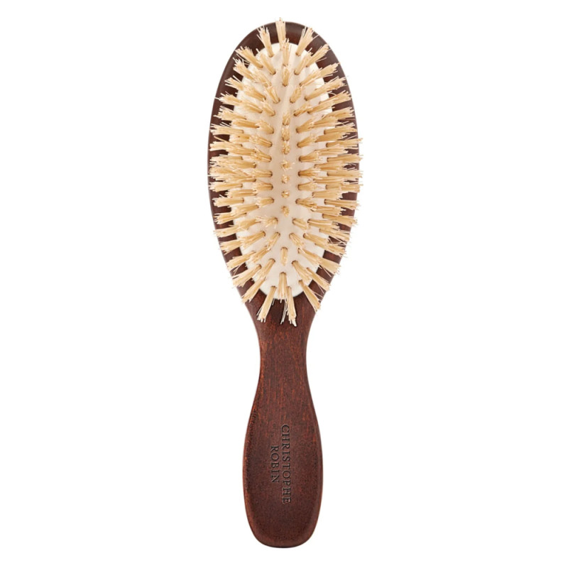Christophe Robin Brosse de voyage poils de sanglier naturels et bois