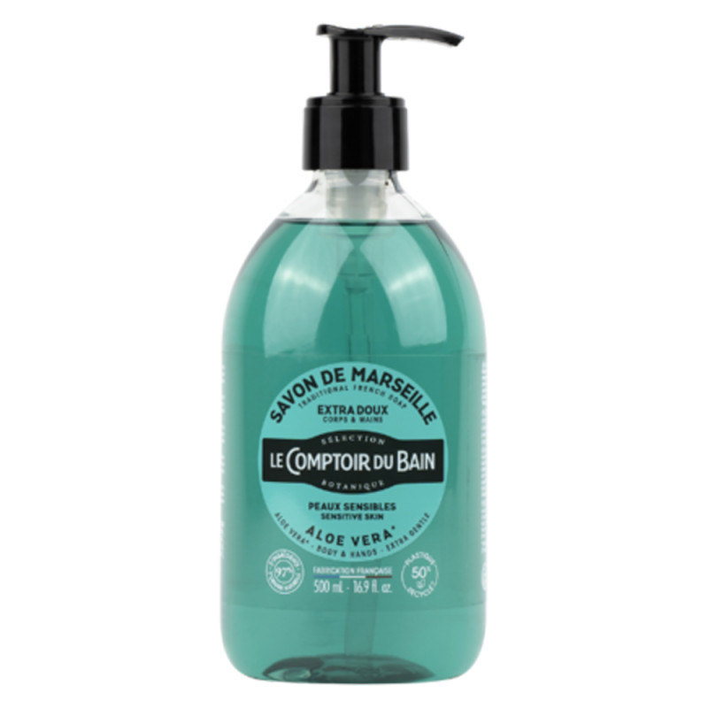 Le Comptoir du Bain Savon Traditionnel de Marseille Aloe 1L