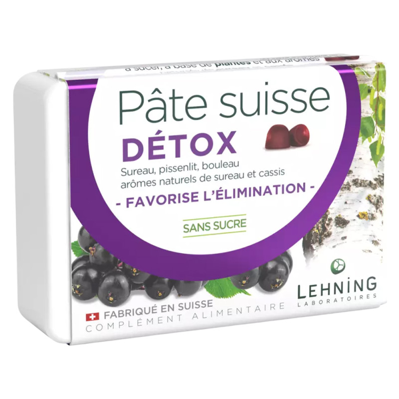 Lehning Pâte Suisse Détox 40 gommes