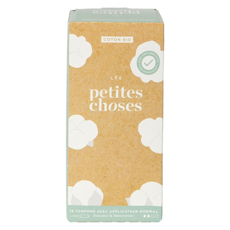 Les Petites Choses Tampon avec Applicateur Normal bio boîte de 16