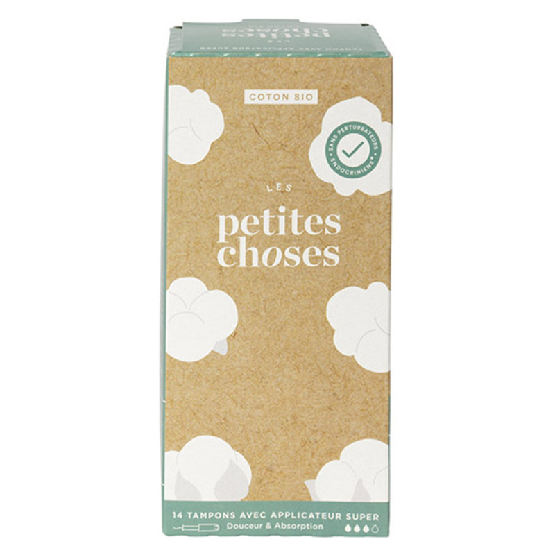 Les Petites Choses Tampon avec Applicateur Super bio boîte de 14