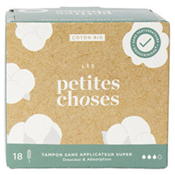 Les Petites Choses Tampon sans Applicateur Super bio boîte de 18