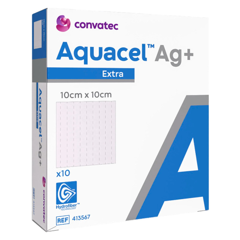 Convatec Aquacel Ag+ Extra Pansements 10cm x 10cm