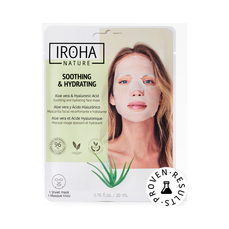 Iroha Nature Masque Visage apaisant et hydratant 20ml
