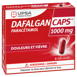 UPSA DafalganCaps 1000 mg 8 gélules
