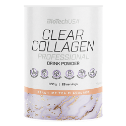 BioTechUSA Clear Collagen boisson en poudre thé glacé à la pêche 350gr