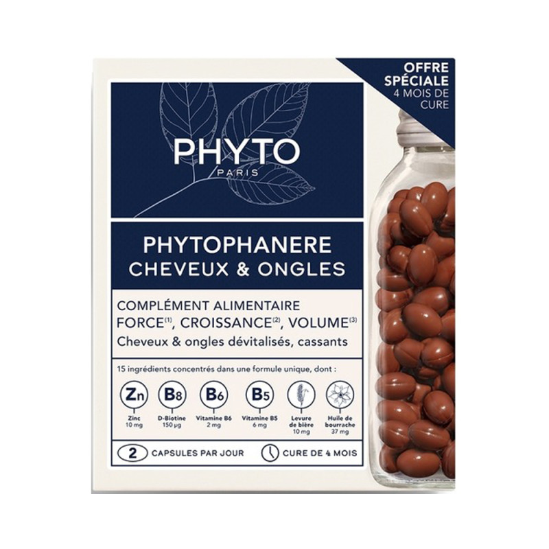 PhytoPhanere duo cheveux et ongles 2x120 capsules
