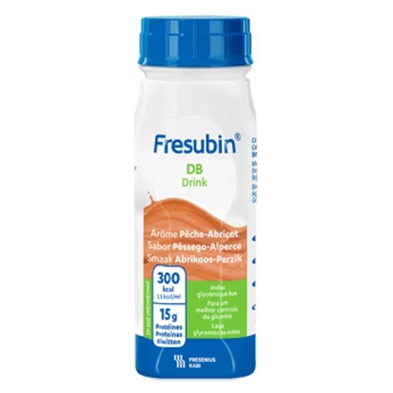 Fresubin DB Drink pêche-abricot lot de 4 x 200ml