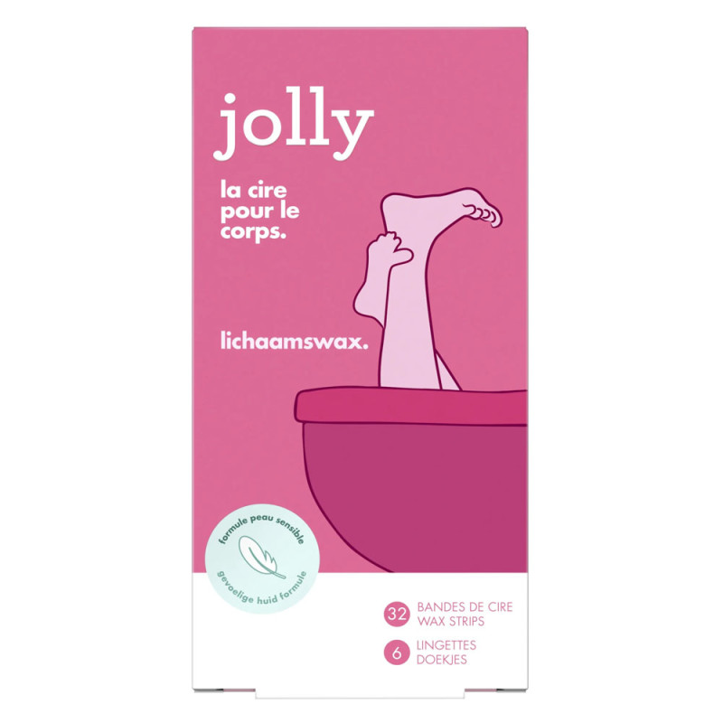 Jolly Bandes de cire Corps 32 pièces