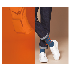 Radiante Styl'coton fine 2 jarfix Chaussette écru T1M