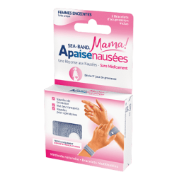 Sea-Band Mama Apaisenausées 2 Bracelets gris