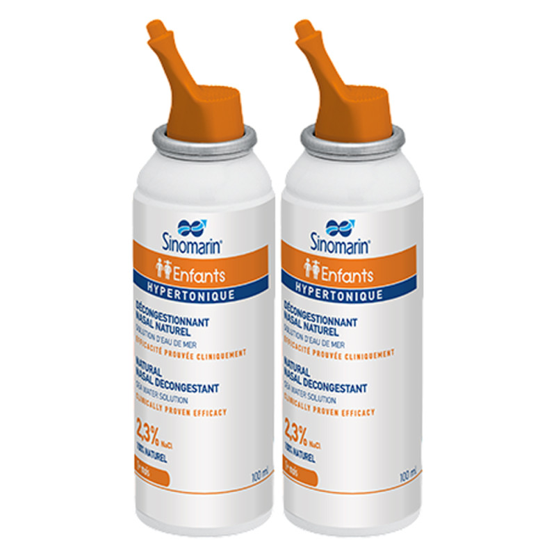 Sinomarin Enfants Spray nez hypertonique lot de 2x100ml