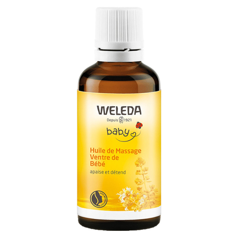 Weleda Baby Huile de massage ventre de bébé 50ml