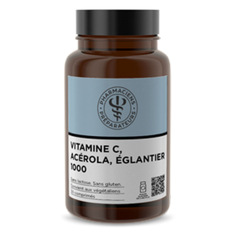 Unifarco Vitamine C, Acérola, Églantier 1000 - 30 comprimés