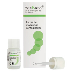 PediAct PoxKare 5% d'hydroxyde de potassium 2ml