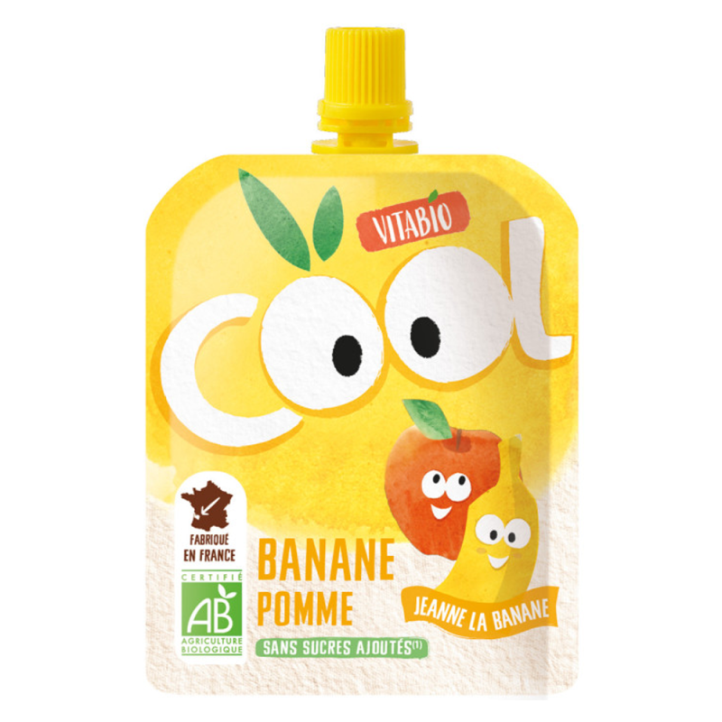 Vitabio Cool Fruits banane pomme 90gr