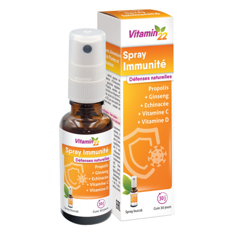 Vitamin'22 Spray immunité 20ml