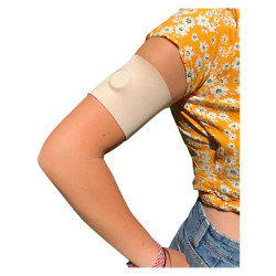 Alphadiab Brassard pour Capteur de glycémie Chair taille XS