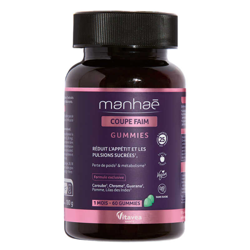Manhaé Coupe Faim 60 gummies